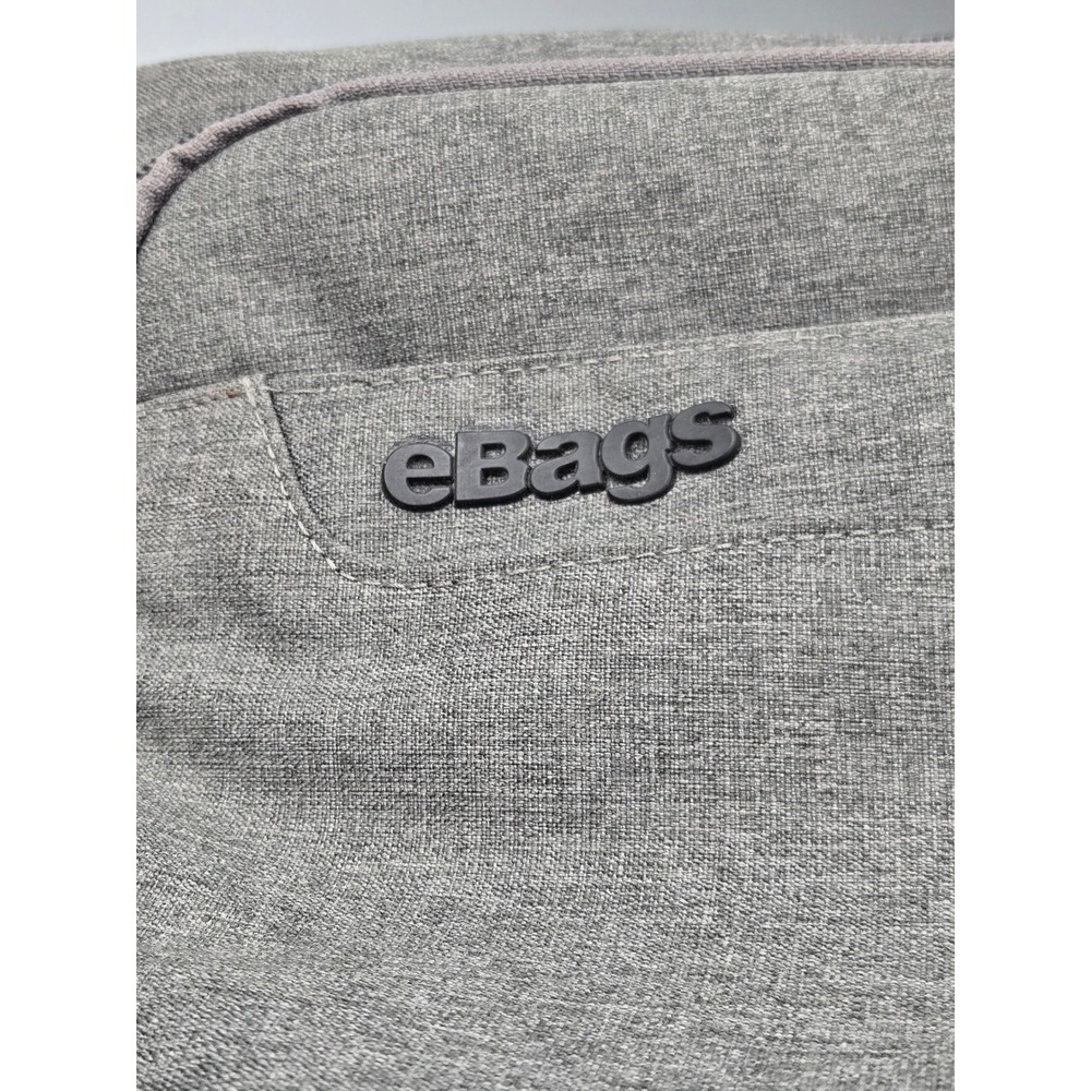 eBags Professional Slim Laptop Backpack Heathered Grey Travel Business Bag - Picture 3 of 11